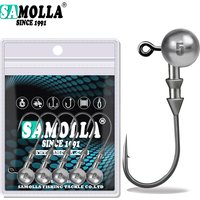 New Fishing Hooks Jig Head Hook Rockfish Ajing For Soft Worm Lure Bass Fish Pesca Goods 3.5-14g Bass Fish Pike Trout Accessories