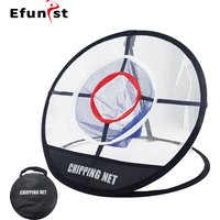 Golf Swing Trainer Golf Training Chipping Net Indoor Outdoor Foldable Swing Net Pitching Cages Hitting Mat Golf Accessories