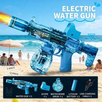 New Water Gun MP5 Electric Toy High Pressure Fully Automatic Rifle Summer Games Beach Pool Toys for Boy Girl Birthday Xmas Gifts
