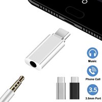 1-5 Pcs Type-C to 3.5mm Adapter Male 3.5mm to Type C Adapter For Macbook Xiaomi Huawei Phone 3.5 mm Jack Wired Earphones Adapter