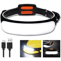 Portable 31LED Strong Light Headlamp Built-in Battery USB Rechargeable Waterproof Flashlight Wide Angle Camping Fishing Lantern