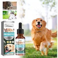 Probiotic Drops to Boost Pet Immunity, Relieve Discomfort in Cats and Dogs, Oral Care for Pets, Bad Breath Solution