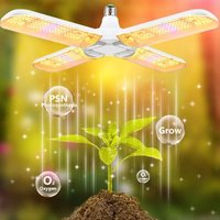 2/3/4 Fan leaf Foldable LED Grow Light Full Spectrum E27 Plant Growing Light Phytolamp Bulb For Indoor Plants Flower Seedling