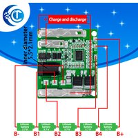 30A High-Current 5S BMS Module - 18V/21V Charging & Overcurrent Protection for Power Tool Batteries