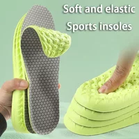 Elastic Soles Plantar Fasciitis Relief Insoles Shock-absorbing Sports Insole for Men and Women Comfortable Arch Support Insoles
