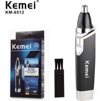 Kemei professional nose hair trimmer beard trimer mens eyebrow nose trimmer for nose and ear cleaner hair removal machine