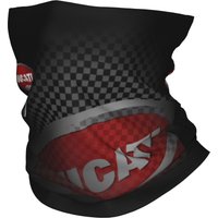 Custom Ducatis Logo Bandana Neck Gaiter Windproof Face Scarf Cover Men Women Motorcycle Racing Sprot Headwear Tube Balaclava
