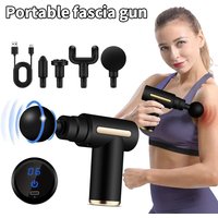 New Portable Fascia Massage Gun Deep Tissue Mini Muscle Massage Gun Lightweight Adjustable Speed Whole Body Massage Equipment