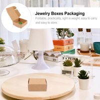20Pcs Soap Packaging Boxes Kraft Paper Material Foldable Small Shipping Boxes for Homemade Candies Craft Storage