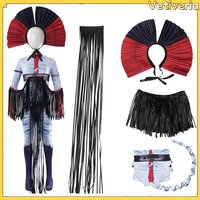 Avatar Cosplay Costume Disfraz Varang Fantasia Fire and Ash Jumpsuit Headgear Tail Props Outfits Halloween Carnival Party Suit