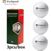 3pcs/lot Two-layer Golf Balls Practice High Rebound Inner Synthetic Rubber for Indoor Outdoor Practice Training Aid Gift Box 골프공