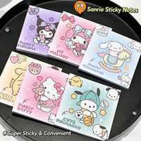 120/240/360 pages of cute Sanrio sticky notes, self-adhesive sticky notepad, student office stationery, message book.
