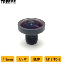 4K 8MP 1.5mm Fisheye M12 Lens 8Megapixel Panoromic VR Lens 1/2.7" CCTV Lens Drones DV Action Camera Lens CCTV Accessories