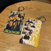 TV Show The Rookie Card Holder Keychain Key Ring Door Lock Access Protective Case For Security Gift