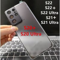 S908 S906 G998 G996 Transparent Battery Back Cover For Samsung Galaxy S21 S22 Ultra S 22 S20 Plus Rear Housing Repair Door Case