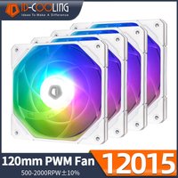 ID-COOLING NO-12015-XT 120mm ARGB PC Case Fan Ultra thin 15mm PWM Computer Chassis Ventilator for CPU Air/Water Cooler Radiator