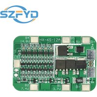 6S 15A 24V BMS Protection Board - For 6-Pack 18650 Li-ion Batteries - PCB Module for DIY Kits