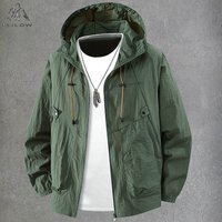 AliExpress NONE Summer Waterproof Hiking Jackets Men Fishing Cycling Hooded Gym Sports Running Coat Outdoor Sun-Protective Jacket Men Clothing