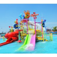 Water Park Equipment High Quality Swimming Pool Slide With Water Park