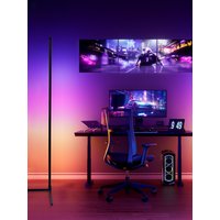 Smart Led Living Room Floor Lamp Rgb Fantasy Floor Lamp Music Synchronization Application Program Control Suitable for Living Room E-Sports Room Easy to Use