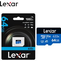 Lexar Memory Card 32GB 64GB 128GB 256GB High Speed 100MB/s Class 10 633x Micro SD Card UHS-I A1 TF Microsd Card For Phone