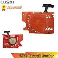 LUSQI 1PC Chain Saw Recoil Starter Petrol Chainsaw Engine Repair Parts For Chinese Chainsaw 4500 5200 5800 45cc 52cc 58cc