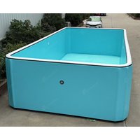 Summer Drop Stitch Inflatable Swimming Pool Inflatable Backyard Pool Large Above Ground Pool for Water Fun