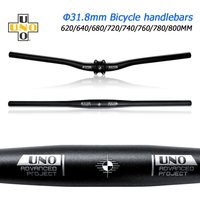 UNO Fahrrad gerade/Schwalben-Lenker MTB Aluminiumlegierung flacher Fahrradgriff 640 680 720 740 760 780 800 mm Fahrradteile