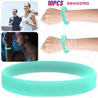 10/1pcs Silicone Anti Mosquitoes Wristband Adjustable Kids Adult Bug Insect Repellent Bracelet Scent-Free Bracelets Repeller