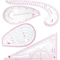 1/4pcs Sewing Ruler Set, Suitable for All Kinds of Clothing Production Measurement and Calibration
