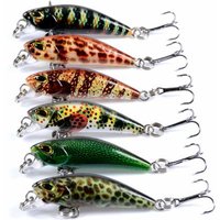 Lure Painting Sinking Minnow Lure 4.7cm/3.8g Bionic Micro Plastic Hard Baits Fish Bait
