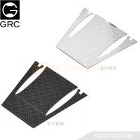 GRC TRX4M Stainless Steel Decorative Sheets Protective Sheets for TRX4m Defender Hood Upgrade Parts Option #G178CS / G178CB