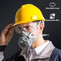 Dust mask, mask protection, industrial dust polishing, coal mine cement plant decoration, respiratory mask 3700
