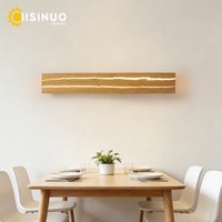 Nordic LED Wooden Wall Sconce Fixture Indoor Wall Mounted Lamp Up and Down Wall Lamp for Bedroom Living Room Bathroom Decoration