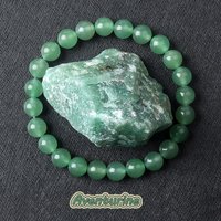Original Natural Green Aventurine Beaded Bracelets Women Aventurine Jades Quartz Mala Beads Bracelet Meditation Healing Jewelry