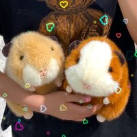 20CM Cute Guinea Pig Plush Toys Soft Stuffed Cartoon Simulation Animal Doll Lifelike Mouse Rats Toy Furry Pillow Kids Xmas Gifts