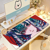 Anime A-Akiakane Mouse Pad Large Non-Slip Waterproof Mat Stitched Edge Keyboard Pad for Gaming Daily Office