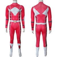 ♥2026 New Halloween Costume Cosplay Men Boy Red Blue Power Samurai Sentai Shinkenger Rangers Party Zentai Mystic Force Super ★★★