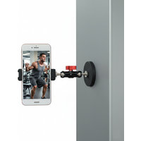Gym Magnetic Phone Holder Mobile Stand Support Tripod Smartphone Bracket Strong Magnets for Iphone Sumsung Xiaomi Recording