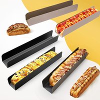 Premium Non-Stick U-Shaped Biscuit Mould in Golden and Black Champagne Finishes Crafted From Durable Carbon Steel Bakeware,