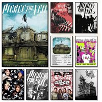 Rock Band P-Pierce The Veil Poster American Film Mural Home Childrens Room Wall Decor Print