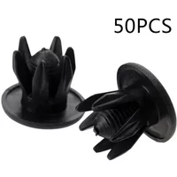 50PCS 10mm Hole Car Rivet Push Clips Retainer Fender Door Trim Panel Clip Plastic Rivets Fastener Auto Accessories