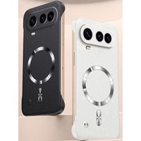 Cover For Honor Magic 8 Pro Air Sandstone Ultra thin Frameless Magnetic Wireless Charging Case For Magic 8Pro Air Hard PC Shell