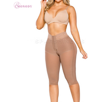 Fajas Colombianas High Waist Women Post Surgery Compression BBL Butt Lifter Pants to Knee Length Shaper Tummy Control Underwear