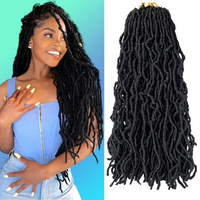 Karida Faux Locs Crochet Hair Extensions For Women Synthetic Soft Locs Crochet Braids Dreadlocks Hair Extensions
