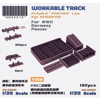 Heavy Hobby 3D Print kit PT-35007 1/35 WWII German Panther Late Version Tracks Kgs64/660/150