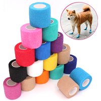 Pet Outing Tools To Prevent Dirty Feet Cat And Dog Self-adhesive Foot Covers Disposable Pet Supplies 6 Pcs Elastic Bandages