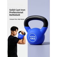 Tiezha Cast Iron Kettlebell Men's Fitness Home Use Dumbbell Small Volume 20kg Professional Hard Carry Kettlebell 10kg