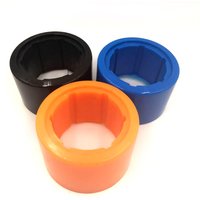 Black Orange 70mm 90mm Electric Skateboard Hub Motor PU Tire Skin Separately removable Replacement Skate Board Accessories