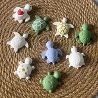 Love Star Turtle Ornament Silicone Mold Diy Handmade Gypsum Clay Mold Home Decoration Gift